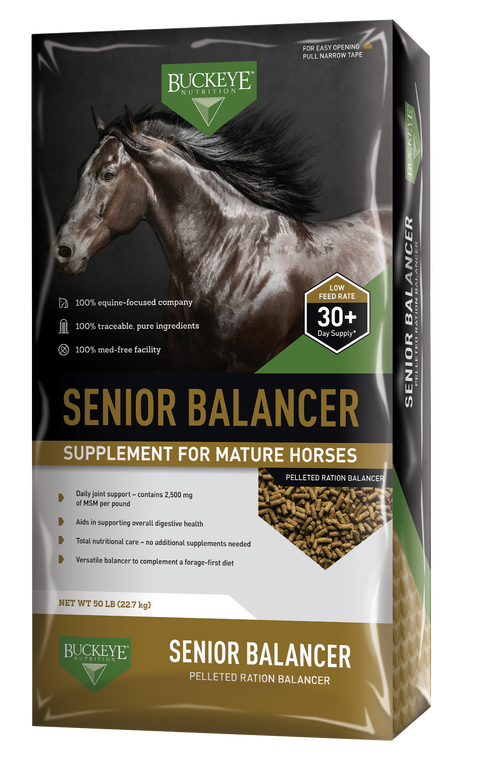 Buckeye Senior Balancer Pellet Horse Feed