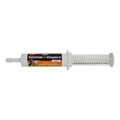 Durvet Selenium & Vitamin E Gel For Sheep & Goats - 80ml Tube, Supports Lambs & Kids