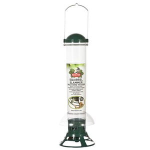 Perky Pet Squirrel Slammer Tube Bird Feeder