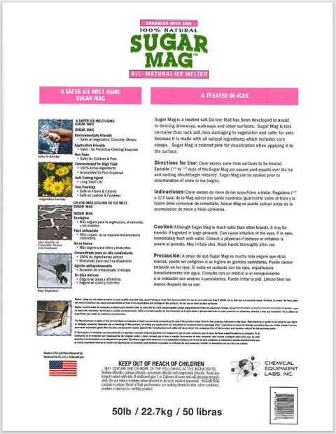 Sugar Mag Ice Melter Information