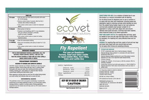 Ecovet Fly Spray Label